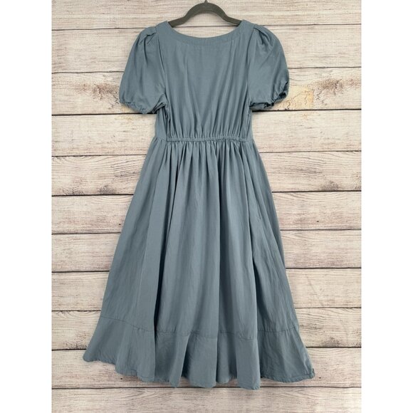 Hatch Blue Midi Dress - Picture 2 of 9